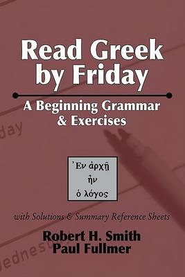Book cover for Read Greek by Friday
