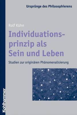 Book cover for Individuationsprinzip ALS Sein Und Leben