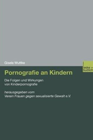 Cover of Pornografie an Kindern