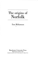 Book cover for The Origins of Norfolk