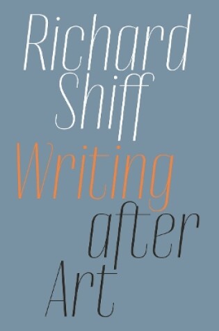 Cover of Writing after Art