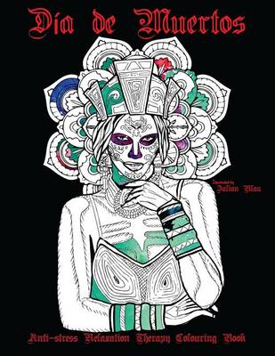 Book cover for Dia de Muertos Halloween Colouring Book