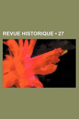 Cover of Revue Historique (27)