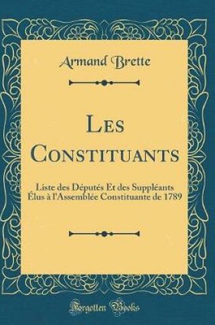 Cover of Les Constituants