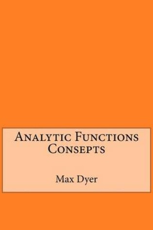 Cover of Analytic Functions Consepts