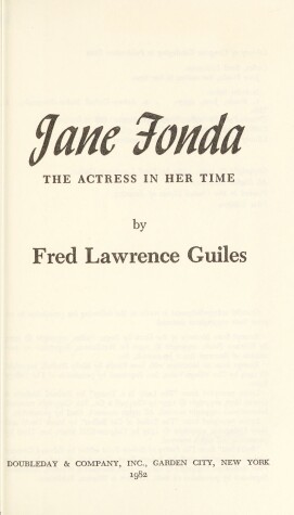 Book cover for Jane Fonda, the Actress in Her Time