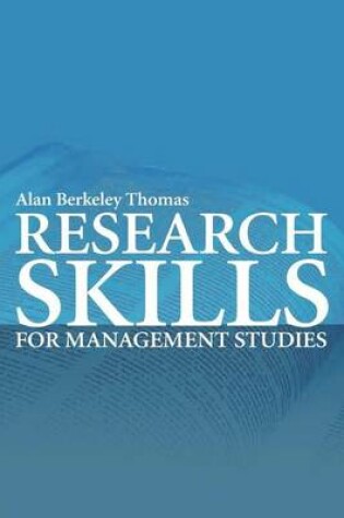Cover of Research Skills for Management Studies