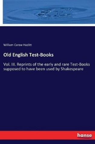 Cover of Old English Test-Books