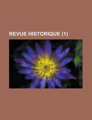 Book cover for Revue Historique (1)