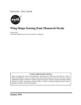 Book cover for Wing Shape Sensing from Measured Strain