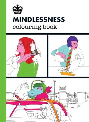 Book cover for Mindlessness Coloring Book