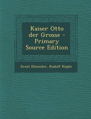 Book cover for Kaiser Otto Der Grosse