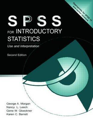 Book cover for SPSS for Introductory Statistics