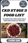 Book cover for Ckd Stage 3 Food List