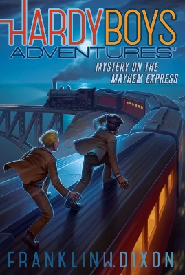 Book cover for Mystery on the Mayhem Express