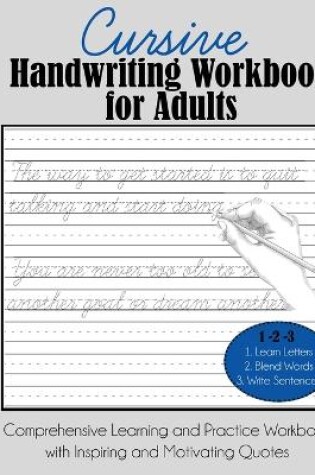 Cover of Cursive Handwriting Workbook for Adults