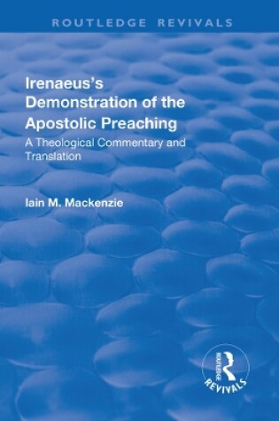 Cover of Irenaeus's Demonstration of the Apostolic Preaching