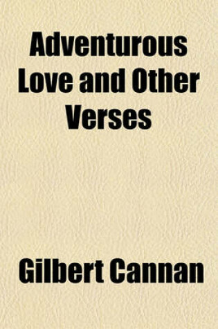 Cover of Adventurous Love and Other Verses