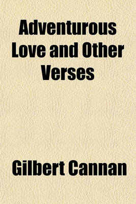 Book cover for Adventurous Love and Other Verses