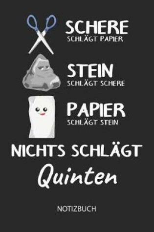 Cover of Nichts schlagt - Quinten - Notizbuch