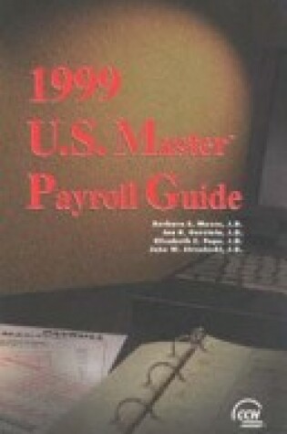 Cover of 1999 U. S. Master Payroll Guide