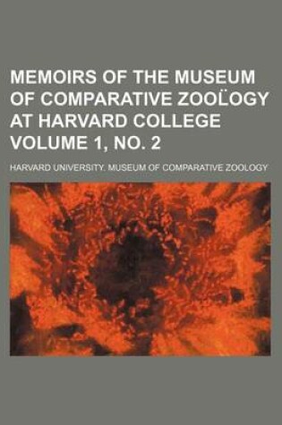 Cover of Memoirs of the Museum of Comparative Zool Ogy at Harvard College Volume 1, No. 2