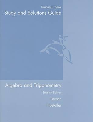 Book cover for Study and Solutions Guide for Algebra and Trigonometry