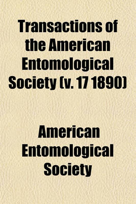 Book cover for Transactions of the American Entomological Society Volume N . 18