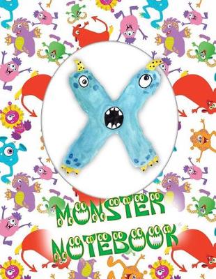 Book cover for X Monster Notebook