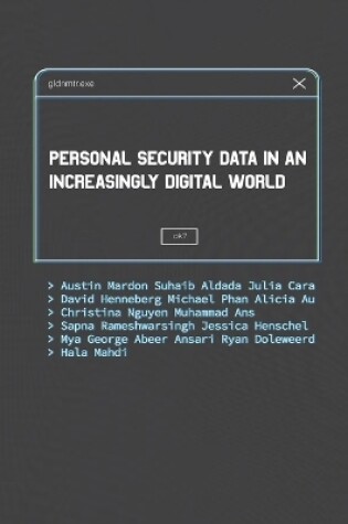 Cover of Personal Security Data in an Increasingly Digital World