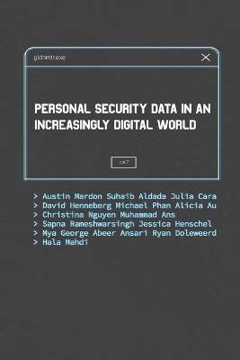Book cover for Personal Security Data in an Increasingly Digital World