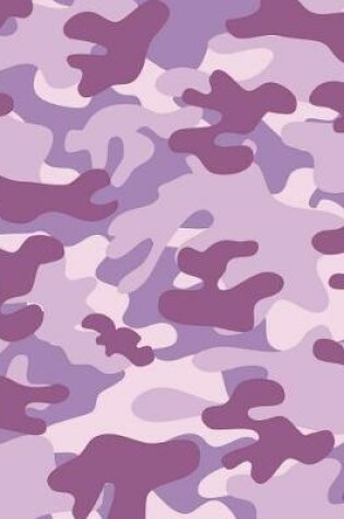 Cover of Camouflage Purple Notebook - 4x4 Graph Paper