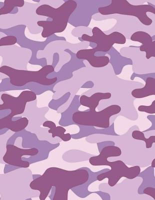Book cover for Camouflage Purple Notebook - 4x4 Graph Paper
