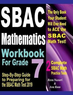 Book cover for Sbac Mathematics Workbook for Grade 7