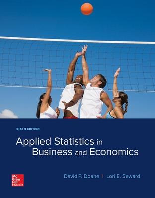 Book cover for ISE Applied Statistics in Business and Economics