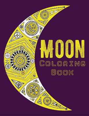 Book cover for Moon Coloring Book