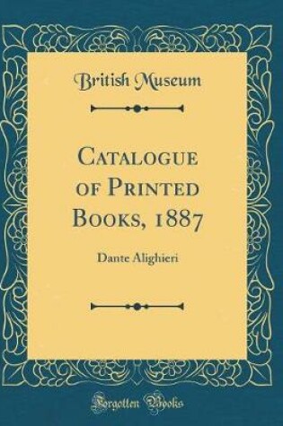 Cover of Catalogue of Printed Books, 1887