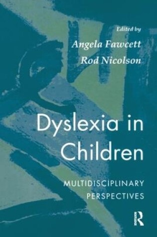 Cover of Dyslexia In Children