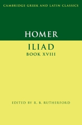 Cover of Homer: Iliad Book XVIII