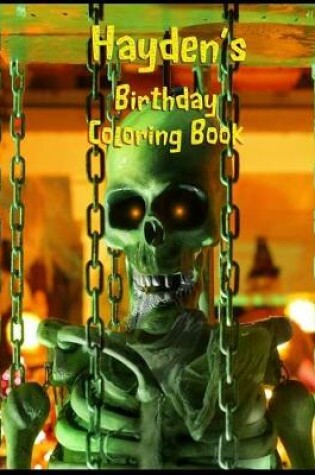 Cover of Hayden's Birthday Coloring Book
