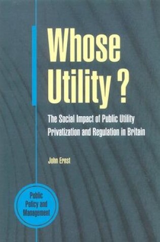 Cover of Whose Utility?