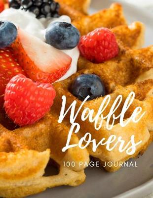 Book cover for Waffle Lovers 100 page Journal