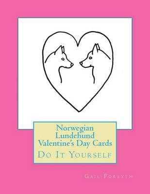 Book cover for Norwegian Lundehund Valentine's Day Cards