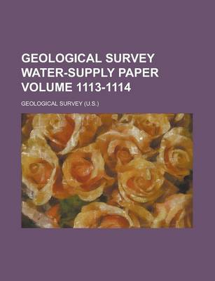 Book cover for Geological Survey Water-Supply Paper Volume 1113-1114