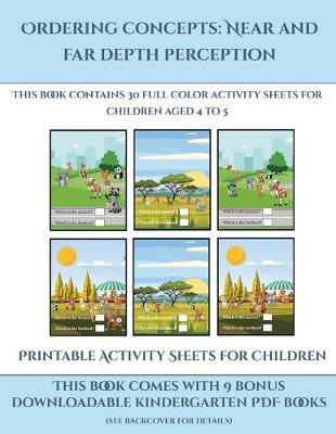 Book cover for Printable Activity Sheets for Children (Ordering concepts near and far depth perception)