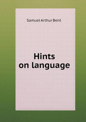 Book cover for Hints on language