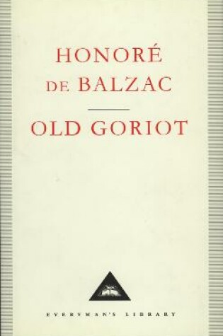 Cover of Old Goriot