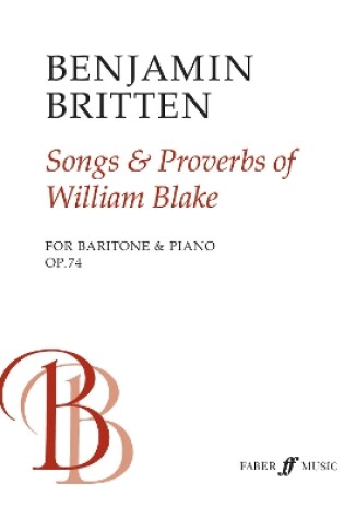 Cover of Songs and Proverbs of William Blake