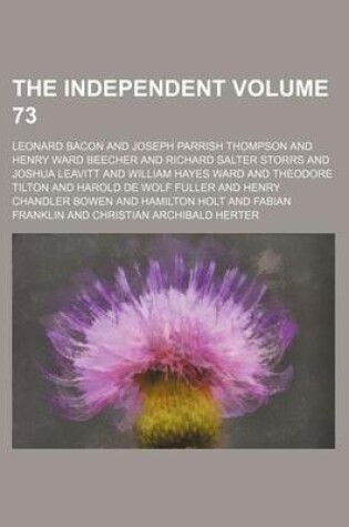 Cover of The Independent Volume 73