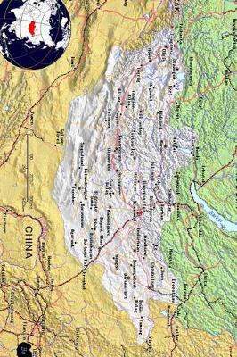 Book cover for Modern Day Color Map of Mongolia Journal